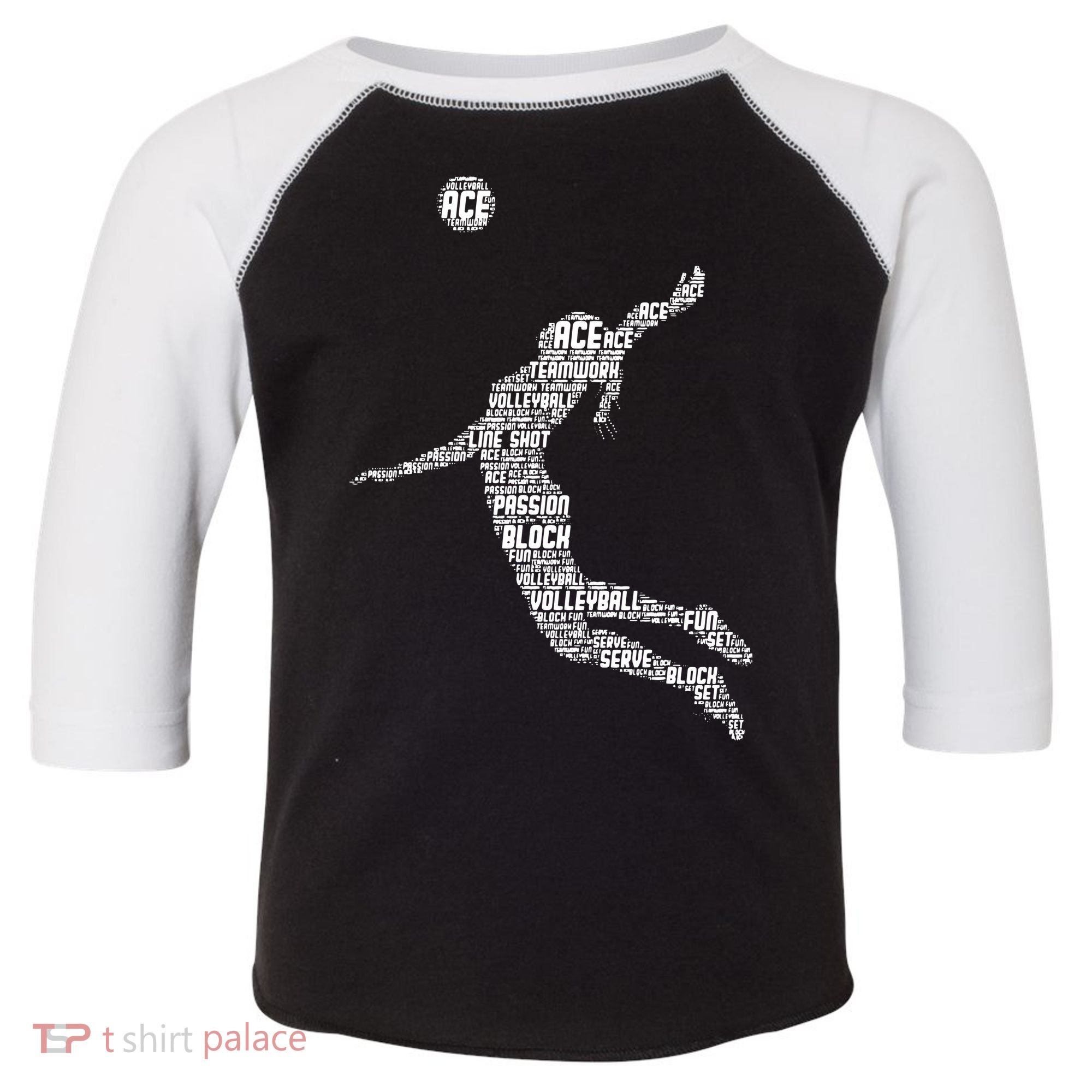 Volleyball Player Toddler Fine Jersey T-Shirt
