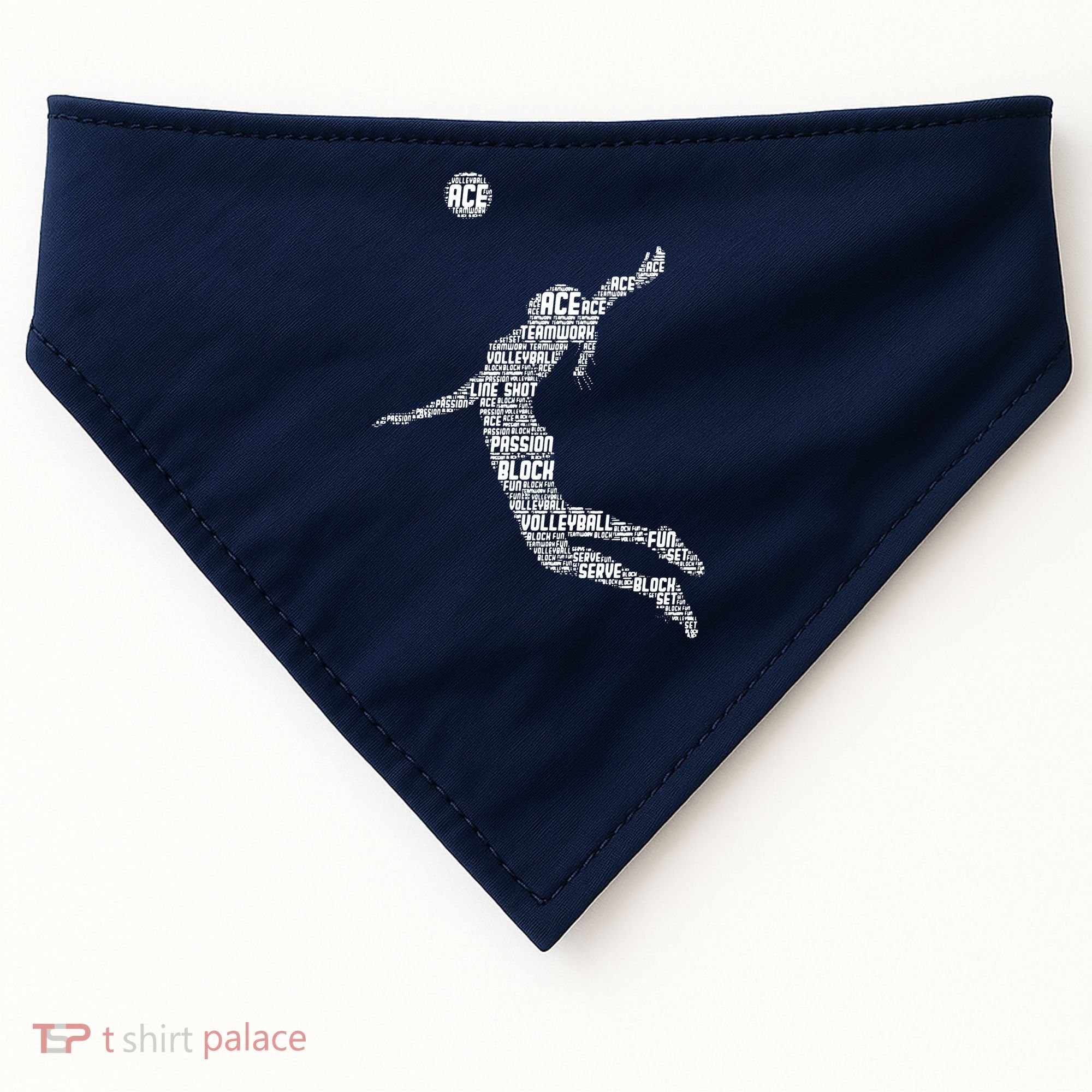 Volleyball Player USA-Made Doggie Bandana
