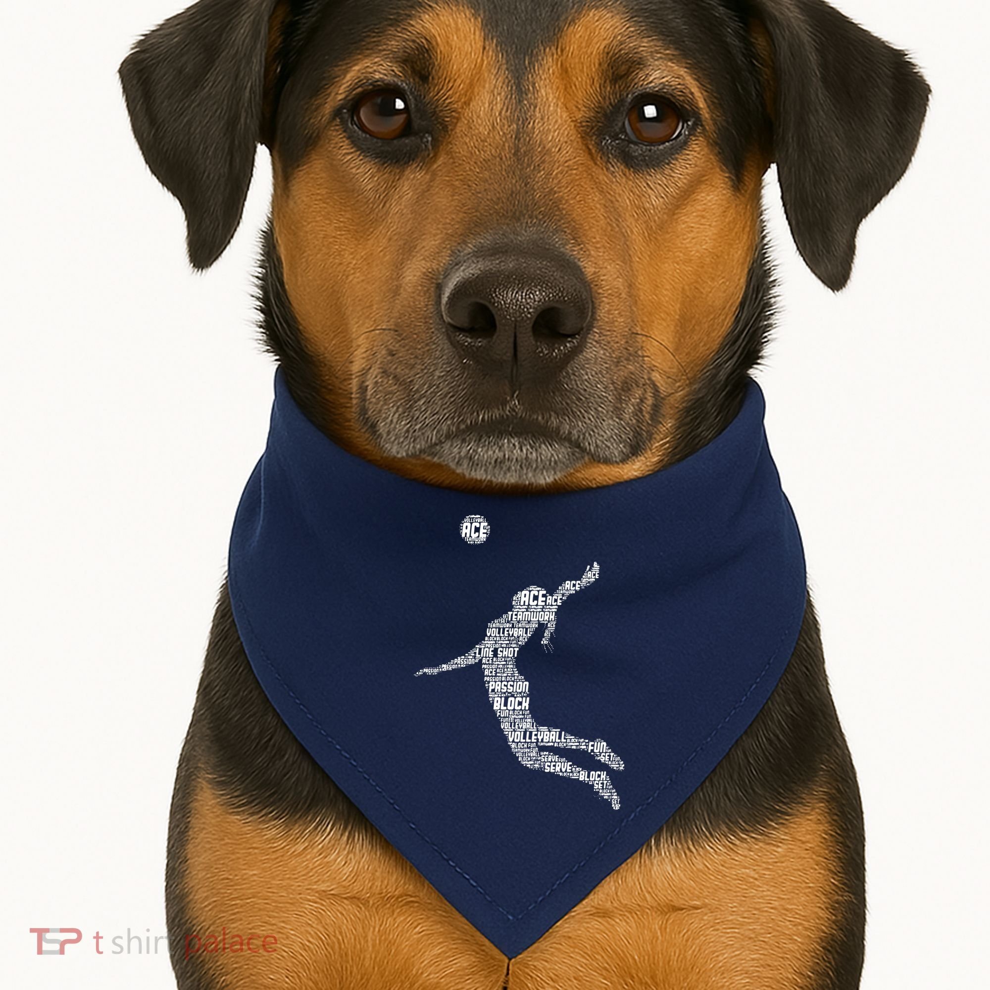 Volleyball Player USA-Made Doggie Bandana