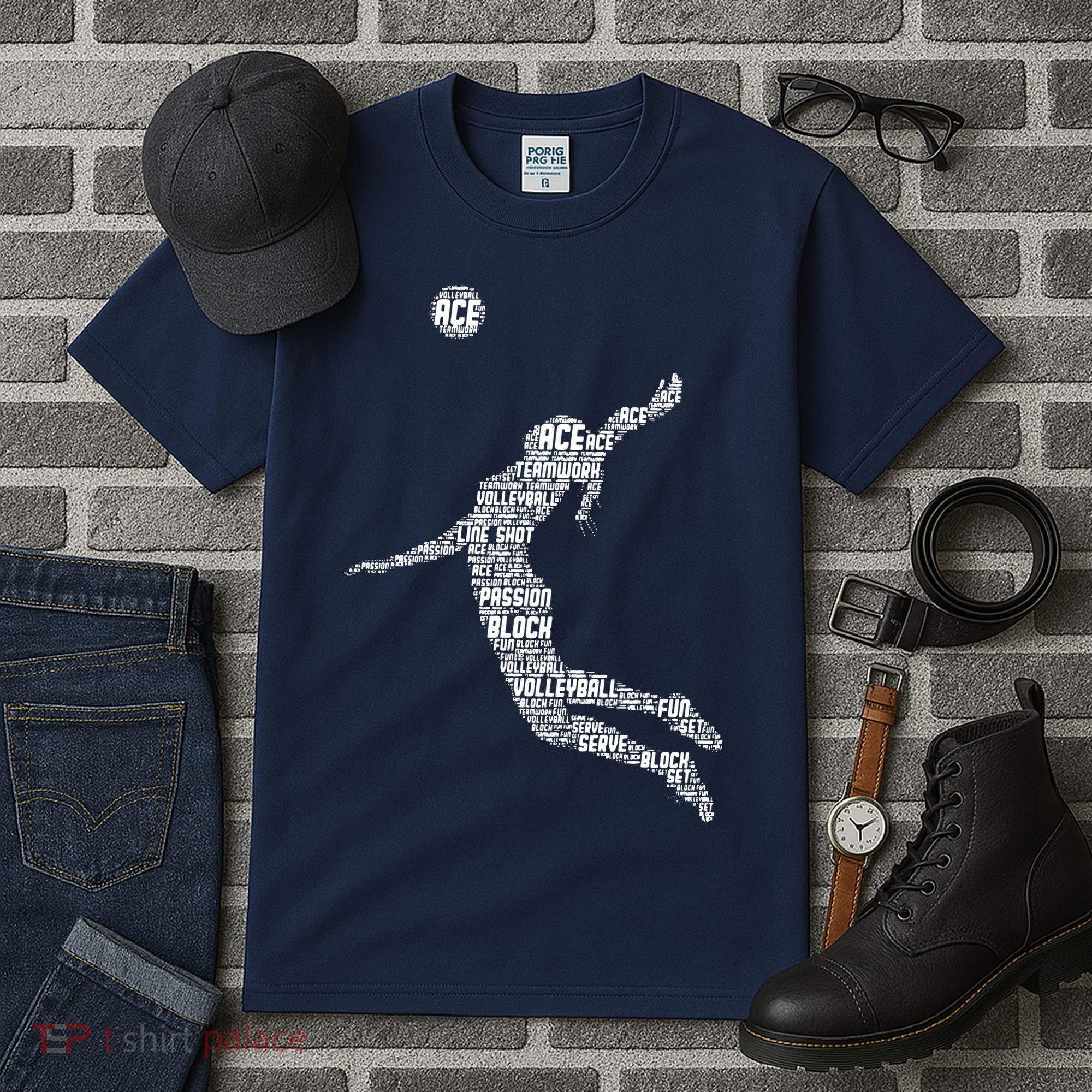 Volleyball Player Tall T-Shirt