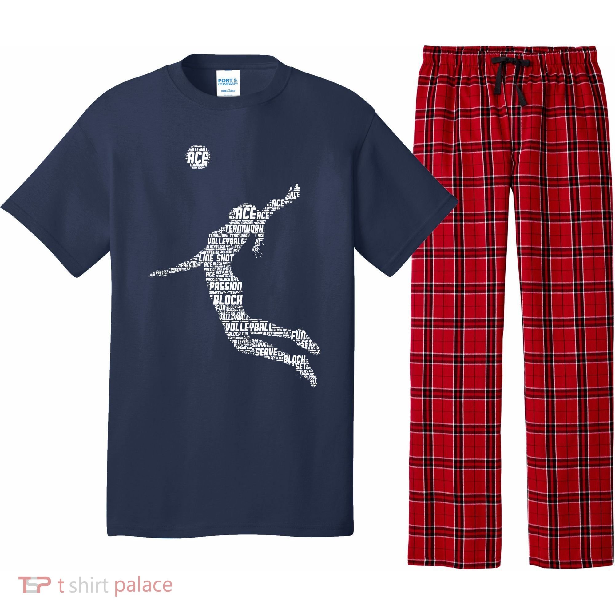 Volleyball Player Pajama Set
