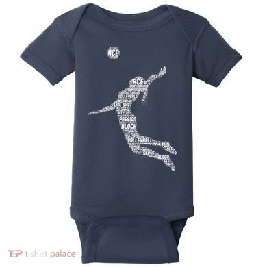 Volleyball Player Baby Bodysuit