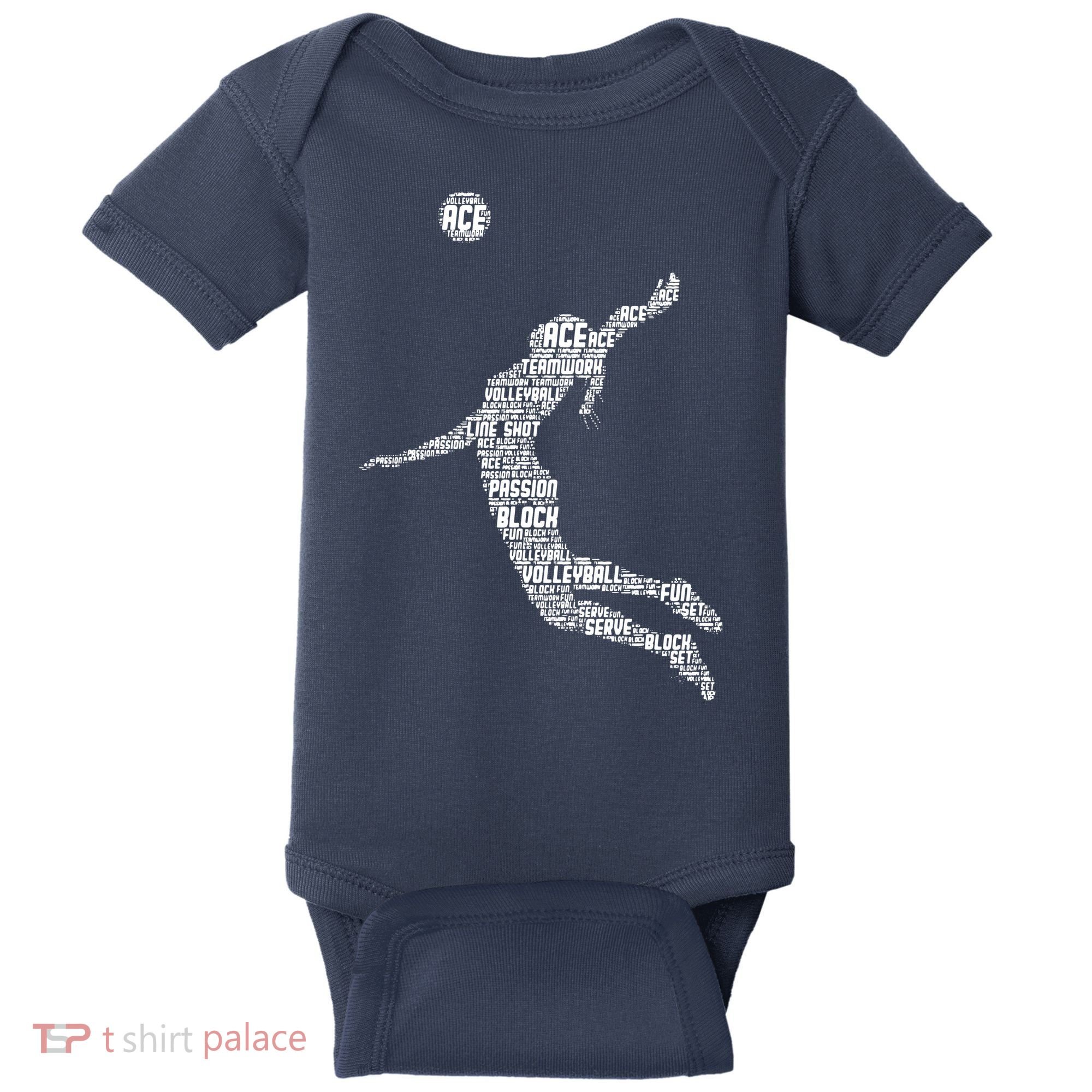 Volleyball Player Baby Bodysuit
