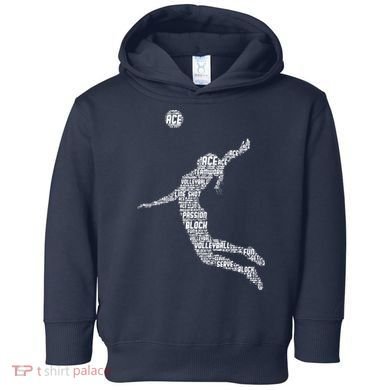 Volleyball Player Toddler Hoodie
