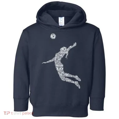 Volleyball Player Toddler Hoodie