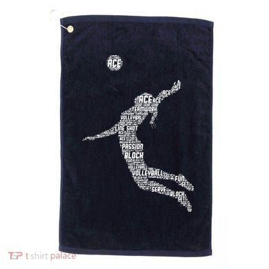 Volleyball Player Golf Towel
