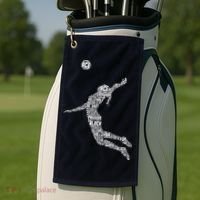 Volleyball Player Golf Towel thumb 2