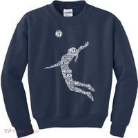 Volleyball Player Kids Sweatshirt thumb 0