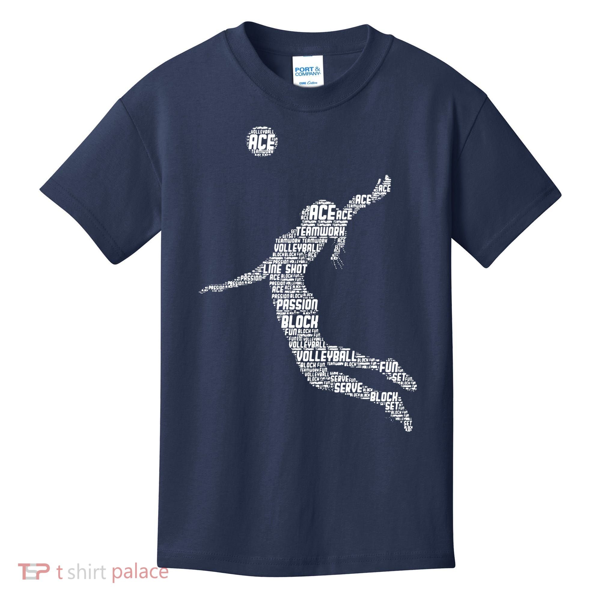 Volleyball Player Kids T-Shirt