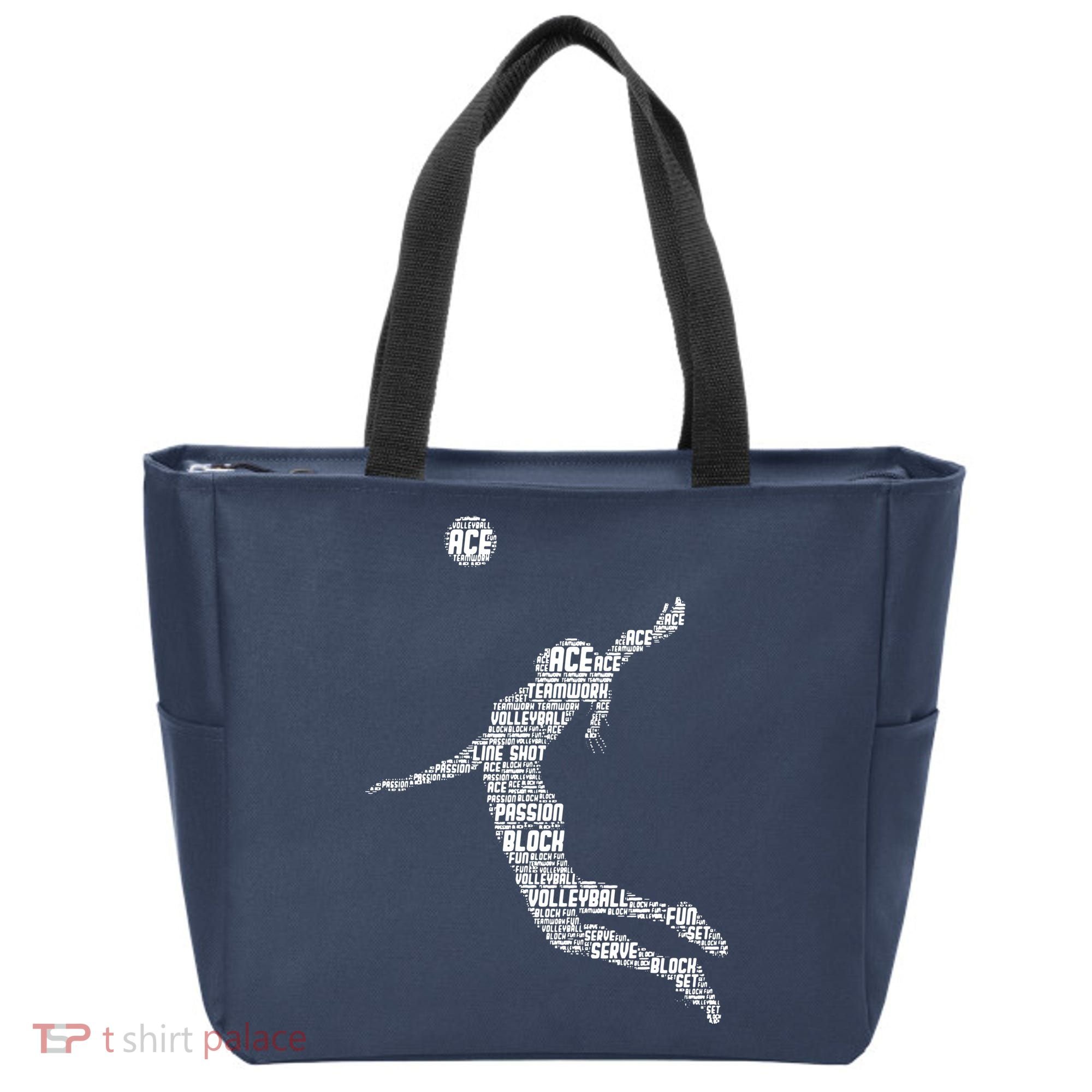 Volleyball Player Tote Bag
