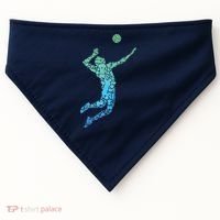 Volleyball Player USA-Made Doggie Bandana thumb 0