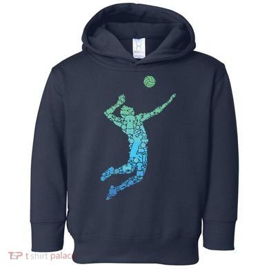 Volleyball Player Toddler Hoodie
