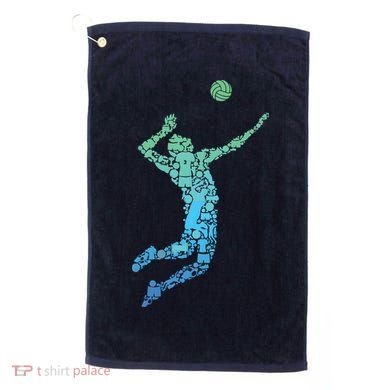 Volleyball Player Golf Towel