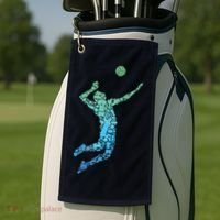 Volleyball Player Golf Towel thumb 2