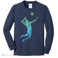 Volleyball Player Kids Long Sleeve Shirt thumb 0
