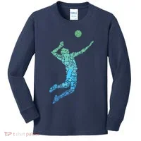 Volleyball Player Kids Long Sleeve Shirt thumb 0