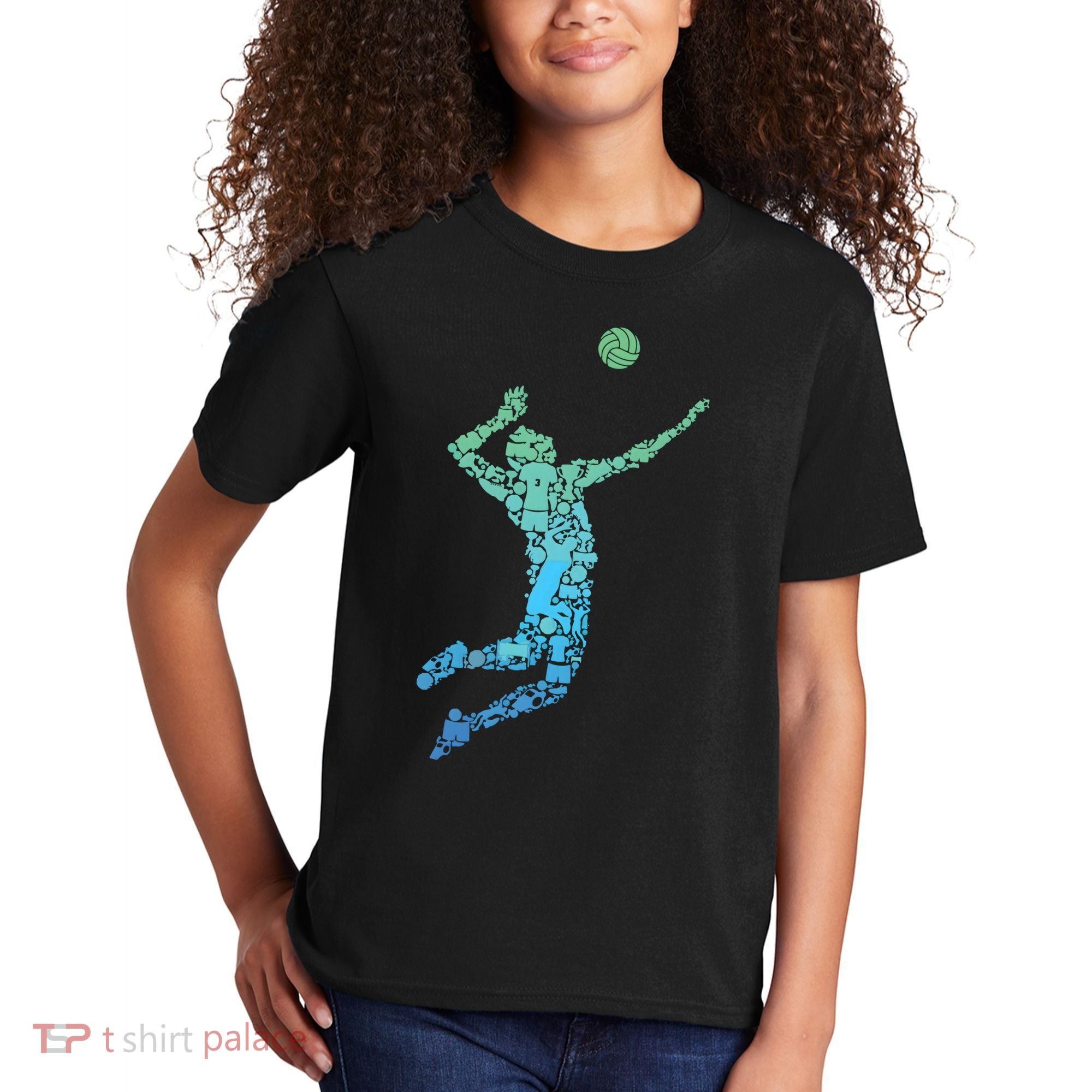 Volleyball Player Kids T-Shirt