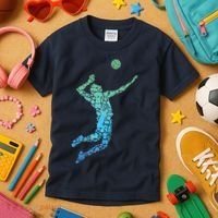 Volleyball Player Kids T-Shirt thumb 3