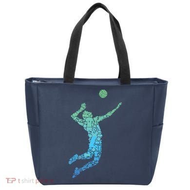 Volleyball Player Tote Bag