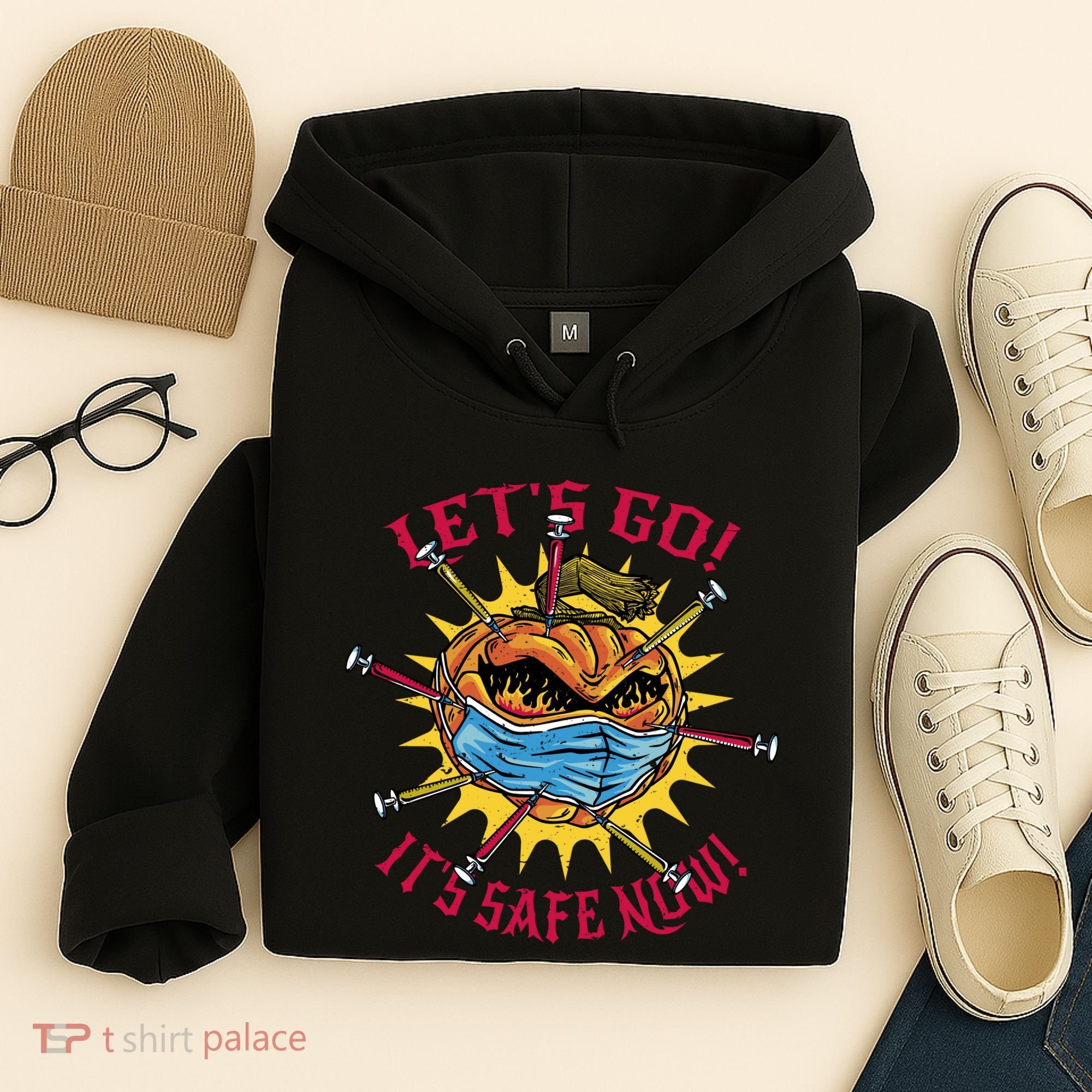 Vaccinated Pumpkin Hoodie