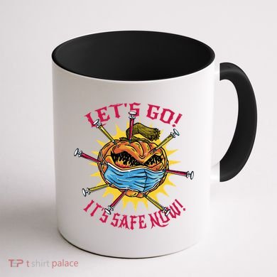 Vaccinated Pumpkin Coffee Mug back