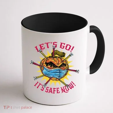 Vaccinated Pumpkin Coffee Mug back