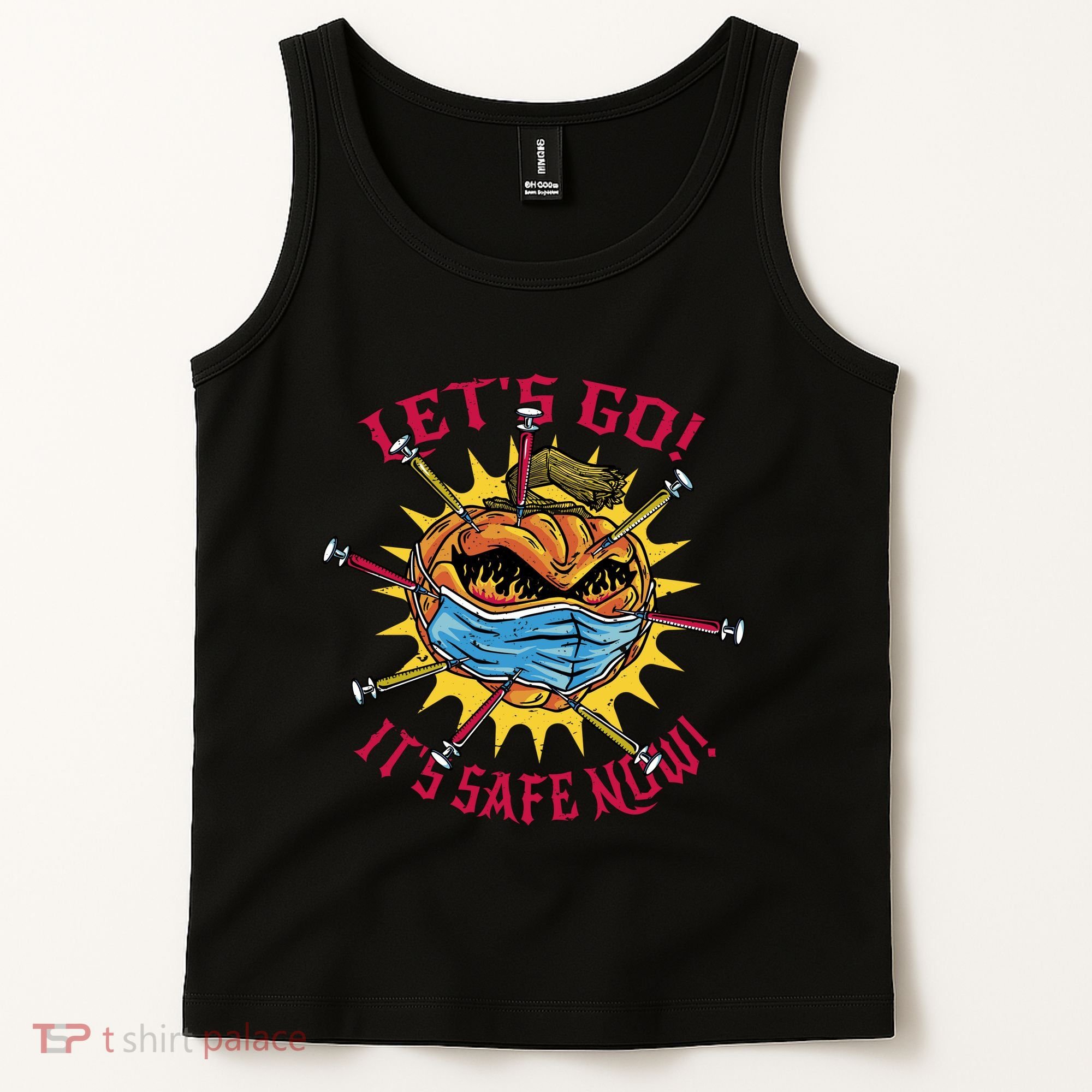 Vaccinated Pumpkin Tank Top