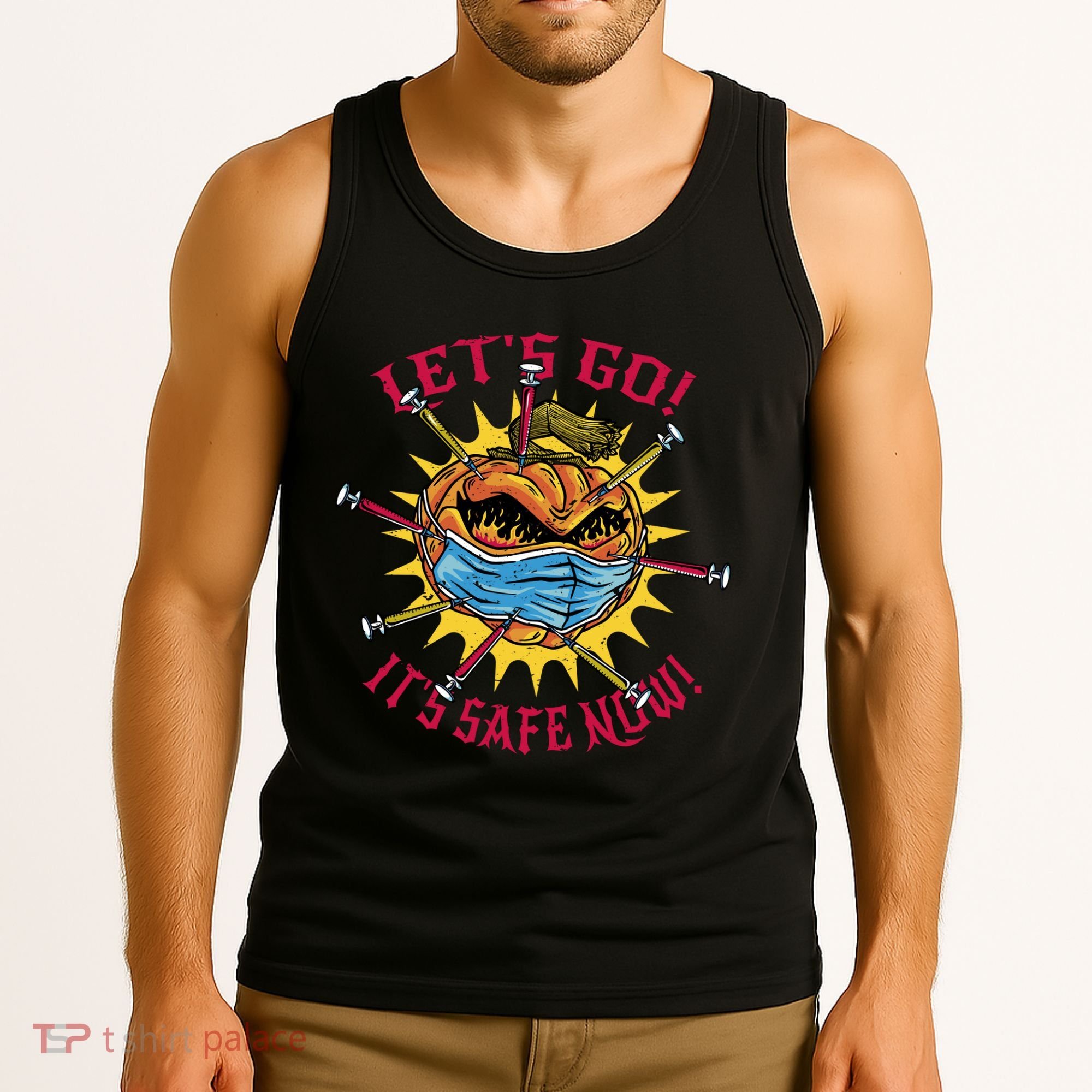 Vaccinated Pumpkin Tank Top