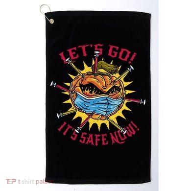 Vaccinated Pumpkin Golf Towel