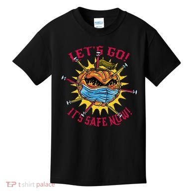 Vaccinated Pumpkin Kids T-Shirt