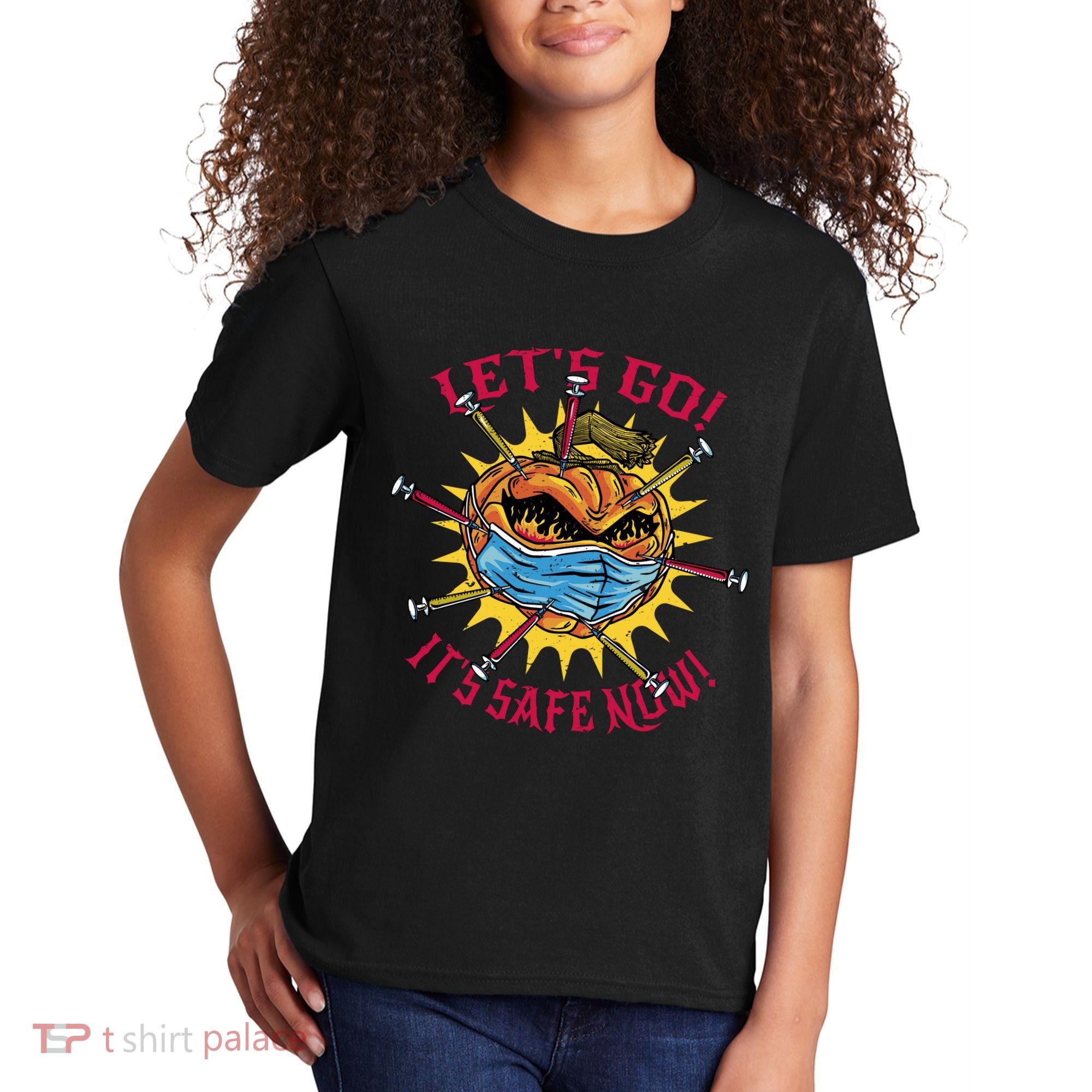 Vaccinated Pumpkin Kids T-Shirt