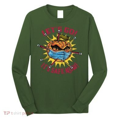 Vaccinated Pumpkin Long Sleeve Shirt