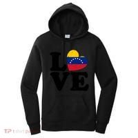 Venezuela Proud Venezuela Flag Love Heart Gift Women's Hoodie thumb 0