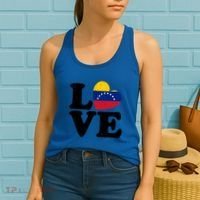 Venezuela Proud Venezuela Flag Love Heart Gift Women's Tank Top thumb 2