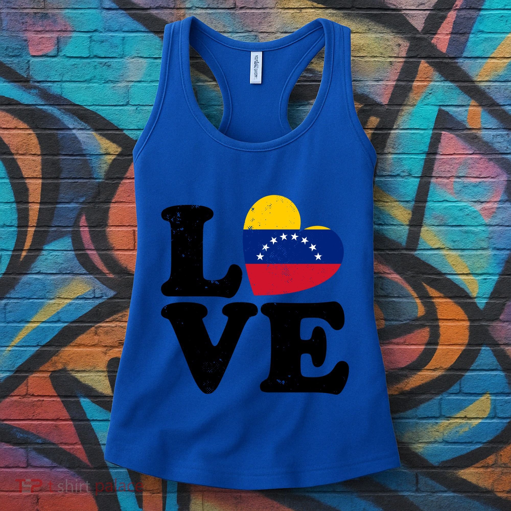 Venezuela Proud Venezuela Flag Love Heart Gift Women's Tank Top
