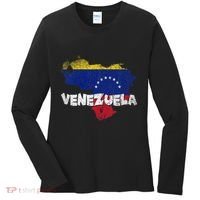 Venezuela Pride Venezuelan Flag Caracas Gift Venezuela Women's Long Sleeve Shirt thumb 0