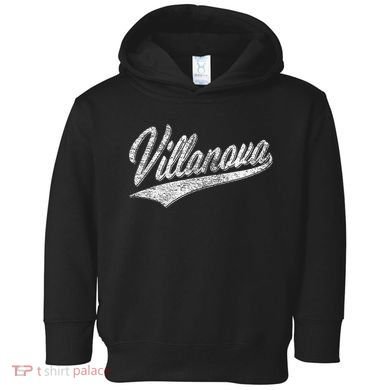 Villanova Pennsylvania Varsity Script Jersey Style Toddler Hoodie