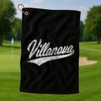 Villanova Pennsylvania Varsity Script Jersey Style Golf Towel thumb 1