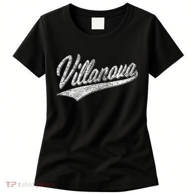 Villanova Pennsylvania Varsity Script Jersey Style Women's T-Shirt