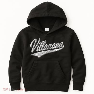 Villanova Pennsylvania Varsity Script Jersey Style Kids Hoodie