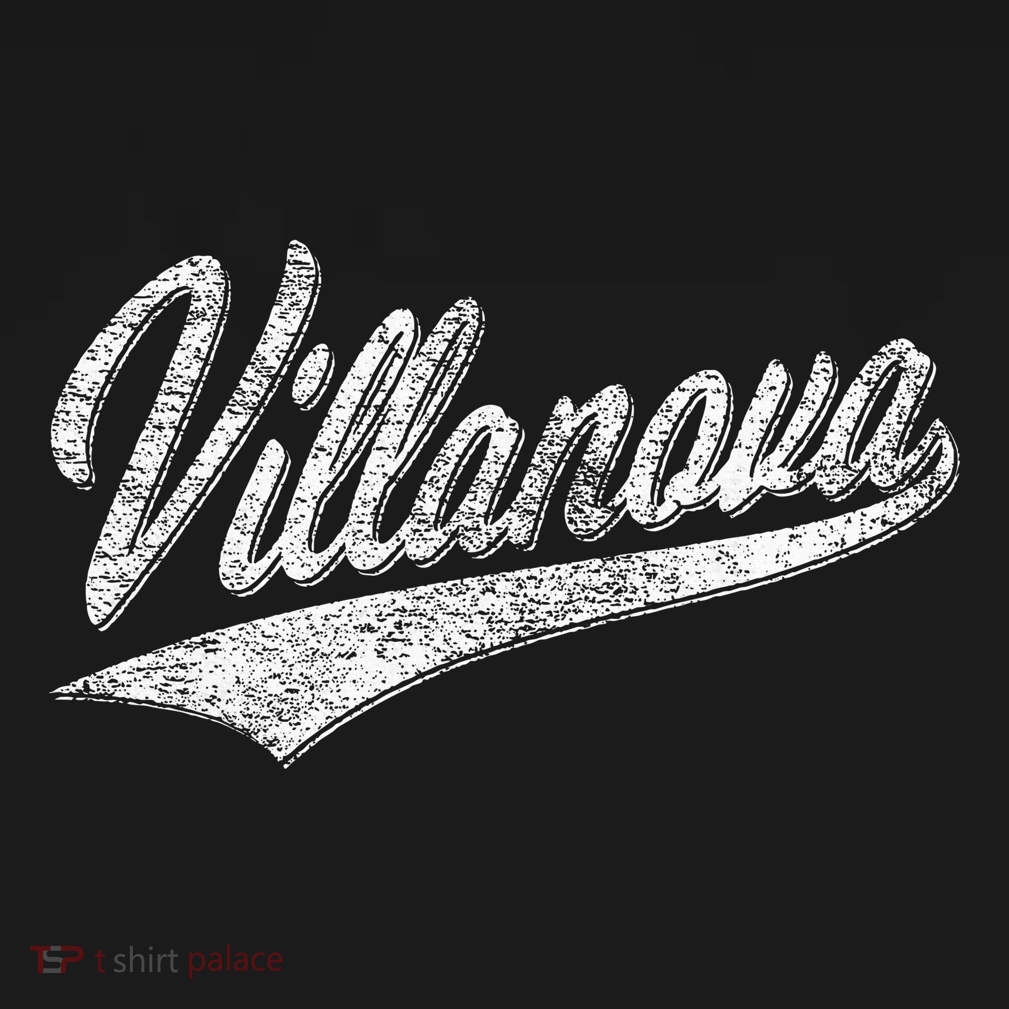Villanova Pennsylvania Varsity Script Jersey Style Kids Long Sleeve Shirt