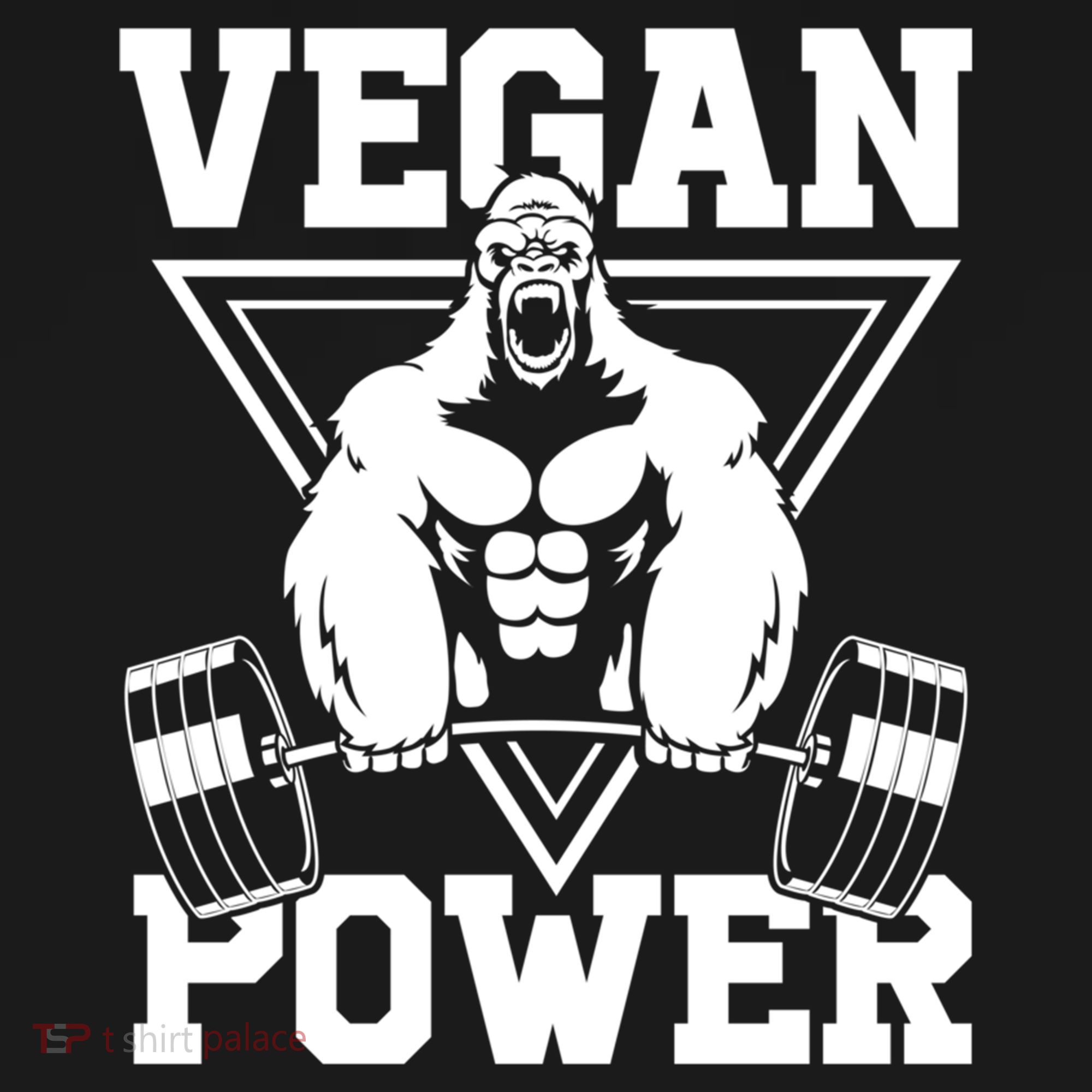 Vegan Power Workout Muscle Gorilla Bodybuilding Mousepad