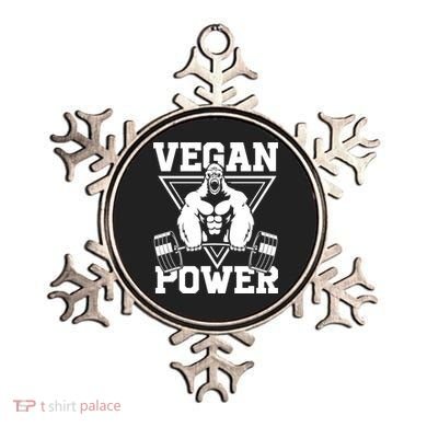 Vegan Power Workout Muscle Gorilla Bodybuilding Ornament