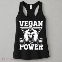 Vegan Power Workout Muscle Gorilla Bodybuilding Women's Tank Top thumb 3
