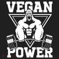 Vegan Power Workout Muscle Gorilla Bodybuilding Hat thumb 2