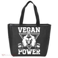 Vegan Power Workout Muscle Gorilla Bodybuilding Tote Bag thumb 0