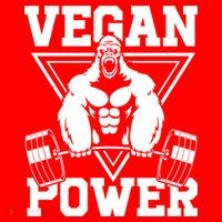 Vegan Power Workout Muscle Gorilla Bodybuilding Santa Hat thumb 1