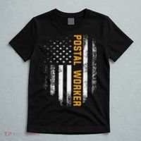 Vintage Postal Worker American Flag Us Postal Service Gift T-Shirt thumb 5