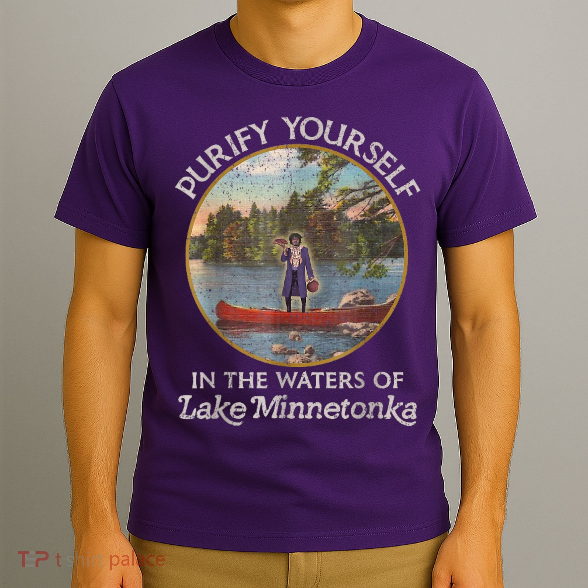 Vintage Purify Yourself In The Waters Of Lake Minnetonka T-Shirt