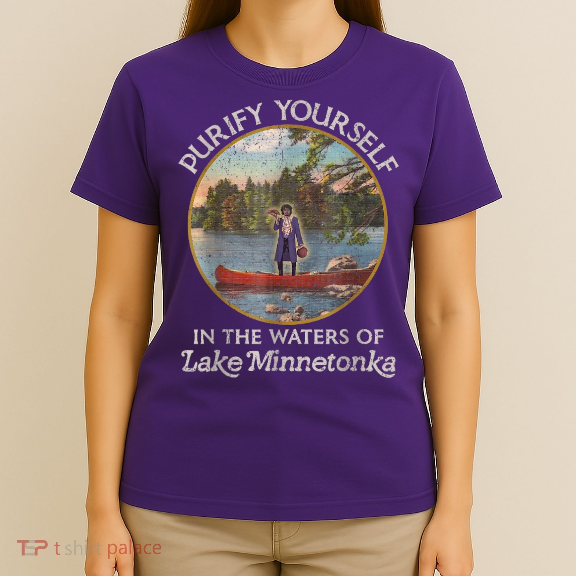 Vintage Purify Yourself In The Waters Of Lake Minnetonka T-Shirt